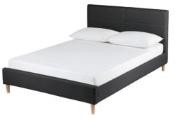 Collection Mendelssohn Black Bed Frame - Small Double.